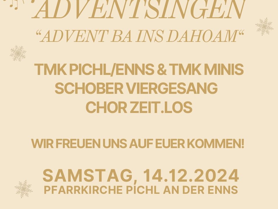 Adventsingen "Advent ba ins Dahoam"  - Impression #1