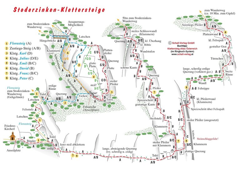 Stoderzinken - Klettersteige | © Schall Verlag GmbH