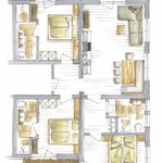 Bild von Apartment C /4 Raum/3x Dusche, WC bis 9 Personen