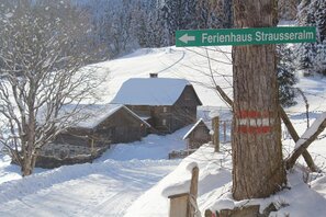 Winterfoto Ferienhaus Strausseralm